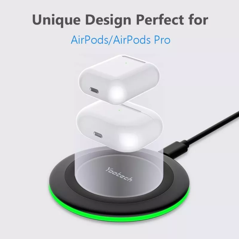 Chargeur Sans Fil Yootech 10W Compatible iPhone et Samsung