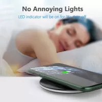 Chargeur sans fil Yootech 10W compatible iPhone 17/16/SE, Samsung Galaxy S25/S24/S23, AirPods Pro 3