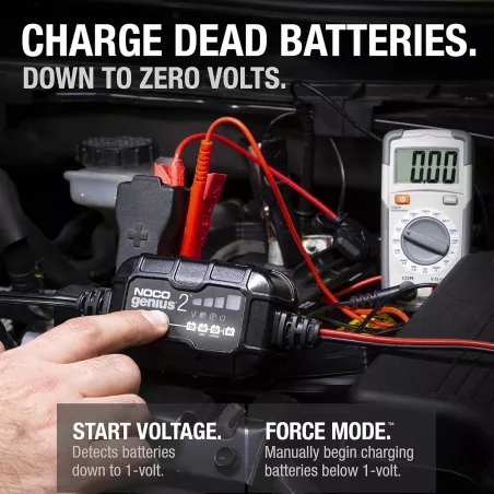 Chargeur Intelligent NOCO Genius2 6V/12V – Auto & Sécurité