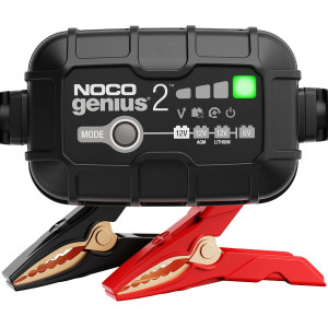 NOCO GENIUS2 2A 6V/12V Smart Battery Charger with Overcharge Protection