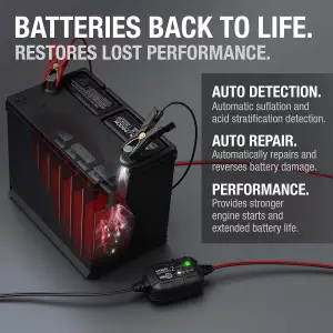 NOCO GENIUS2 2A 6V/12V Smart Battery Charger with Overcharge Protection