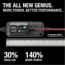 NOCO GENIUS2 2A 6V/12V Smart Battery Charger with Overcharge Protection