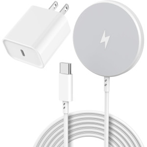 MagSafe Wireless Charger 15W - Apple MFi Certified, 6FT Fast Charging Pad