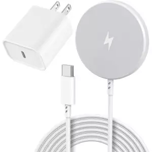 MagSafe Wireless Charger 15W - Apple MFi Certified, 6FT Fast Charging Pad