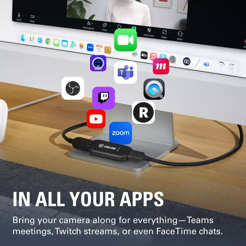 Elgato Cam Link 4K – Capture DSLR & Action Cam in 4K for Streaming