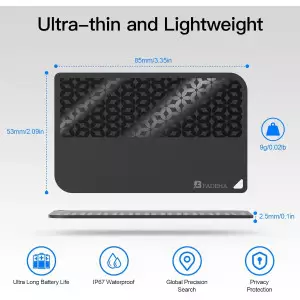 Traceur Bluetooth Apple MFi 2025 – Localisateur Clés & Bagages