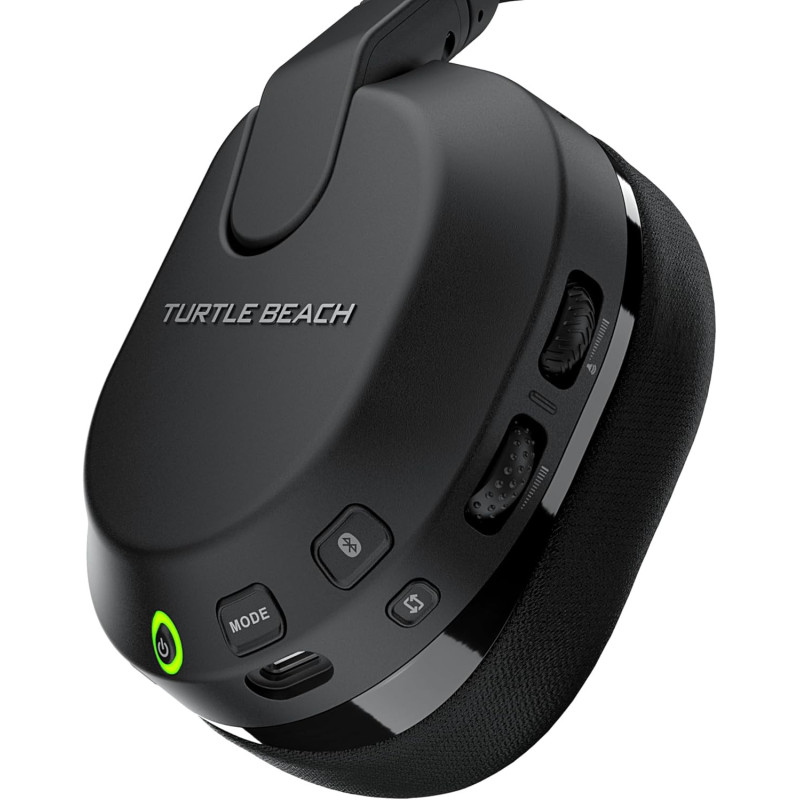Casque Gaming Sans Fil Turtle Beach Stealth 600 Multiplateforme Bluetooth, Micro Antibruit, Batterie 80h Noir