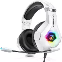 Ozeino 7.1 Surround Sound Gaming Headset with Noise Canceling Mic – White