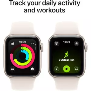 Apple Watch SE 3 GPS 40mm Starlight Aluminum with Sport Band S/M
