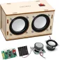 Kit DIY STEM : Construisez votre propre enceinte Bluetooth à double haut-parleur - Expérience électronique débutant, 10+ ans