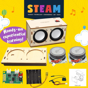 Build Your Own Bluetooth Speaker STEM Kit for Kids & Teens | DIY STEM Gift