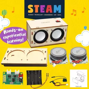 Build Your Own Bluetooth Speaker STEM Kit for Kids & Teens | DIY STEM Gift
