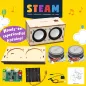 Kit DIY STEM : Construisez votre propre enceinte Bluetooth à double haut-parleur - Expérience électronique débutant, 10+ ans