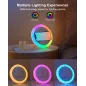 Enceinte Bluetooth Swarmir avec lumières, charge sans fil 5W, cadeau idéal pour adolescentes