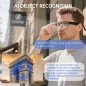 Lunettes Bluetooth Intelligentes HD 1080P, Audio Ouvert, Appels, ANC, UV, Traduction, ChatGPT Mixte