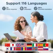 AI Smart Sunglasses with Translation, Bluetooth, Voice Control & UV400