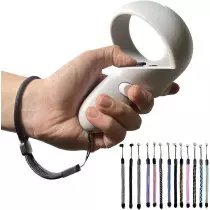 Sturdy Adjustable Wrist Straps for Oculus Quest 2 Controllers - White