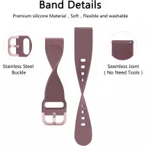 Tobfit 20mm & 22mm Quick Release Silicone Watch Bands with Buckle