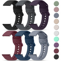 Tobfit 20mm & 22mm Quick Release Silicone Watch Bands with Buckle