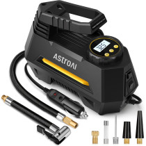 AstroAI Portable Tire Inflator Pump with Digital Gauge & LED Light