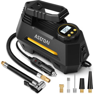 AstroAI Portable Tire Inflator Pump with Digital Gauge & LED Light