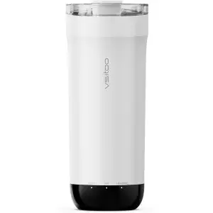 VSITOO S5 Heated Travel Mug 16oz Auto AI Temp Control 120-150°F White