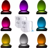 2 Pack Original Toilet Bowl Night Lights – Fun Motion Sensor Gift Idea