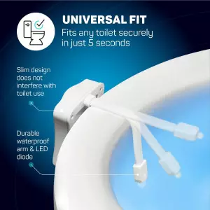 2 Pack Veilleuse WC Originale avec Capteur de Mouvement