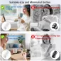 Télécommande Anneau Scroll Sans Fil pour TikTok, YouTube, IG Shorts - Compatible iPhone, iPad, Android (Blanc)