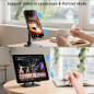 Télécommande Anneau Scroll Sans Fil pour TikTok, YouTube, IG Shorts - Compatible iPhone, iPad, Android (Blanc)
