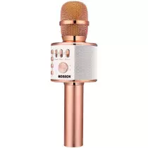 BONAOK Wireless Bluetooth Karaoke Microphone 3-in-1 Portable Mic