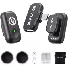 Microphone Sans Fil Hollyland Lark A1 pour iPhone & Android