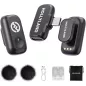 Microphone sans fil Hollyland Lark A1 pour iPhone & Android, 48kHz/24-bit, anti-bruit 3 niveaux, USB-C (2TX)