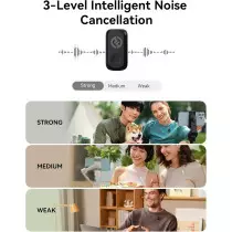 Hollyland Lark A1 Wireless Mic for iPhone & Android – Noise Cancel, 2TX