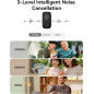 Hollyland Lark A1 Wireless Microphone System for iPhone 17/16/15 & Android, Noise Cancel, Magnetic Mini Mic (2TX+USB-C RX)