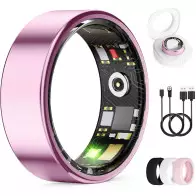 Smart Health Tracker Ring for Men & Women - Heart Rate, Sleep, Waterproof