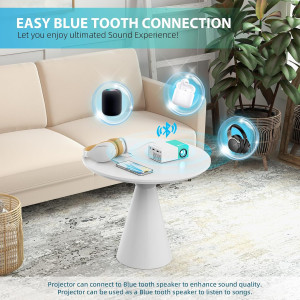 Mini Projecteur Portable LED pour Cinéma Maison & Extérieur