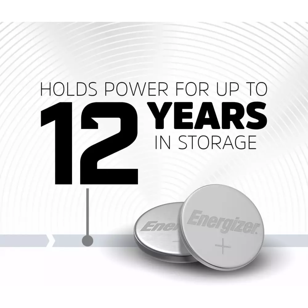 Energizer 2025 Lithium Coin Batteries 2 Pack with 3-in-1 Child Shield