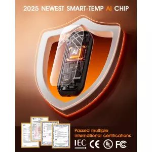 Rechargeable AI Hand Warmers 2 Pack - 6000mAh Portable Pocket Heater