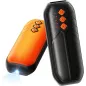 Chauffe-mains électrique rechargeable 2 pcs 6000mAh, 5 niveaux, lumineux, portable, cadeau idéal outdoor