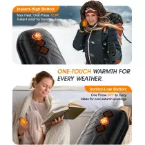Rechargeable AI Hand Warmers 2 Pack - 6000mAh Portable Pocket Heater