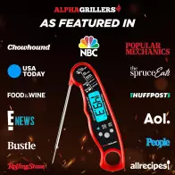 Alpha Grillers Digital Meat Thermometer – Instant Read for Grilling Gifts