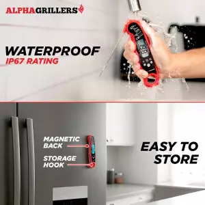 Thermomètre Viande Digital Alpha Grillers - Lecture Instantanée