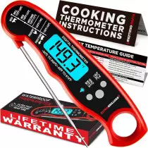 Alpha Grillers Digital Meat Thermometer – Instant Read for Grilling Gifts