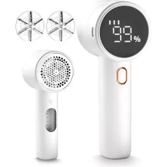 Rasoir Électrique Rechargeable Anti-Bouloches 3 Vitesses LED