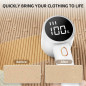 Rechargeable Fabric Shaver Lint Remover with 3 Speeds, 6 Blades & LED Display for Clothes & Furniture Rechargeable Fabric Shaver Lint Remover with 3 Speeds, 6 Blades & LED Display for Clothes & Furniture