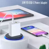 2 Pack 20W USB C Charger, Dual Port Fast Charging Adapter for iPhone & More