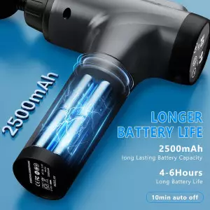 Pistolet de Massage Électrique 30 Vitesses - 9 Têtes, Profond