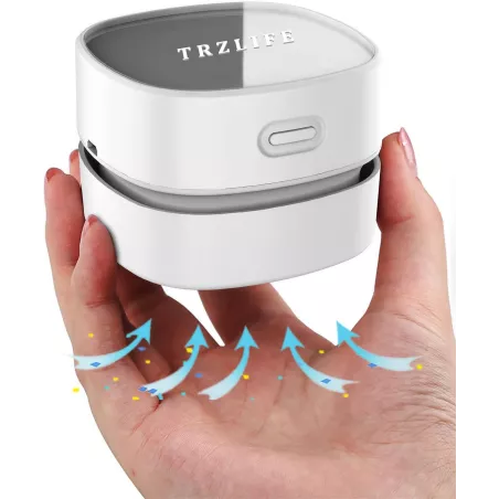 Aspirateur de Bureau TRZLIFE Rechargeable – Mini et Durable