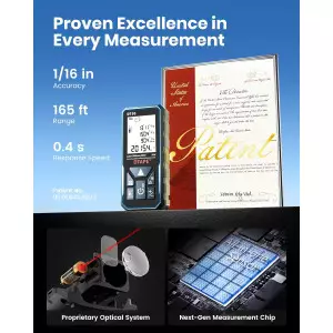 Télémètre Laser DTAPE 165 Ft – Mesure Précise et Numérique